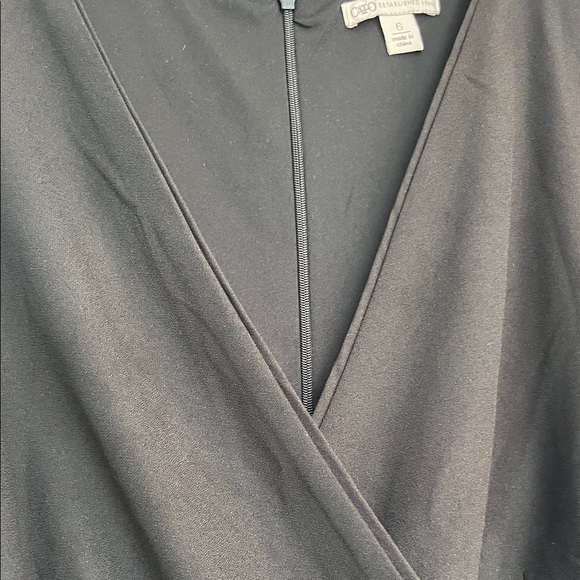 Cato Black Sleeveless Cropped Jumpsuit Size 6 - Picture 5 of 6